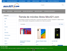 Tablet Screenshot of movil21.com